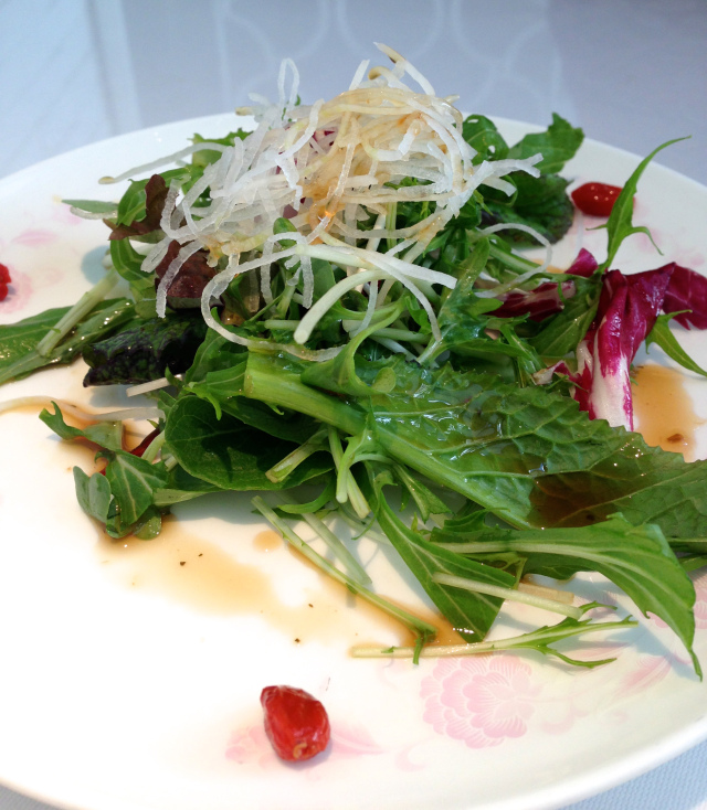 A fresh green salad