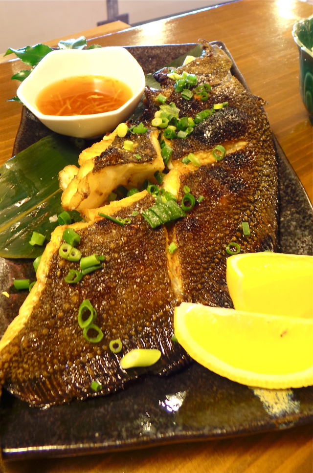 A delicious fried sole fish
