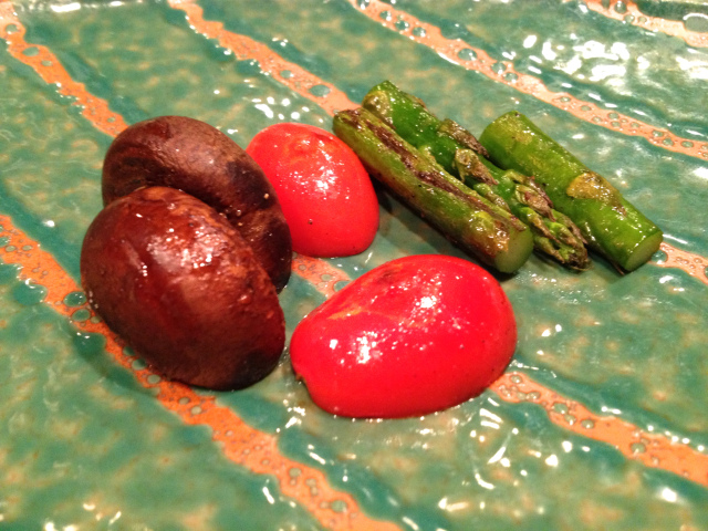 Some grilled veggies