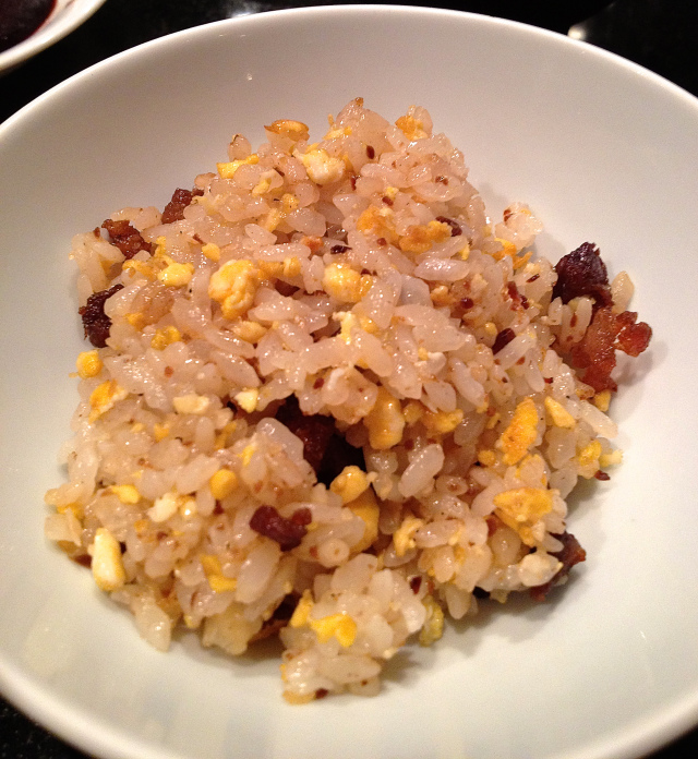 The garlic rice