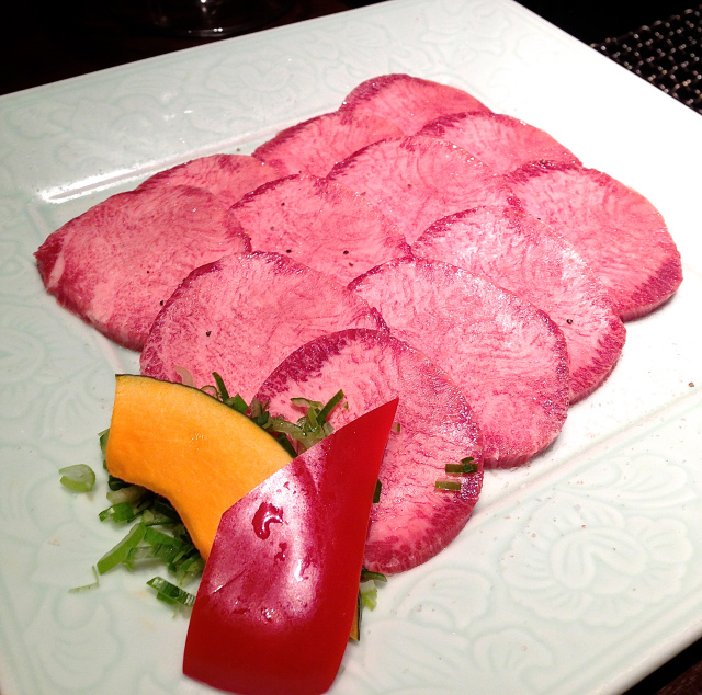 The beef tongue