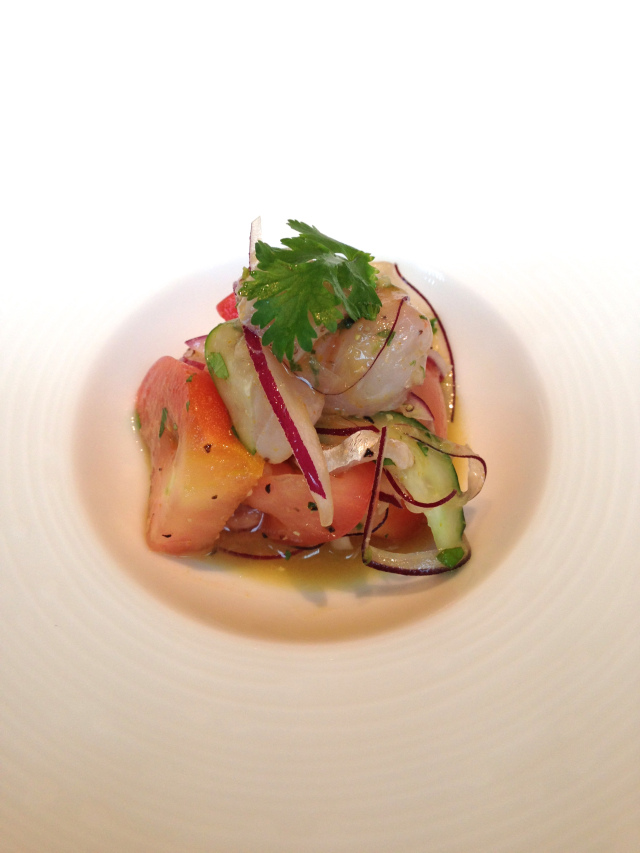 The Peruvian ceviche