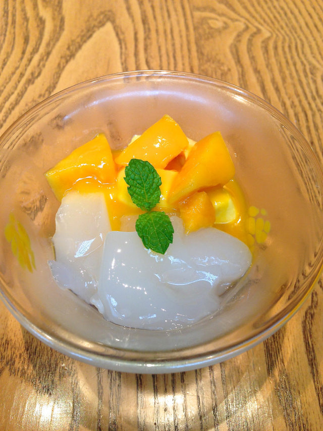 The mango pudding