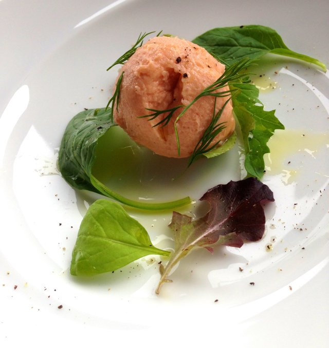 A salmon terrine