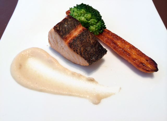 salmon. The fish of the day.