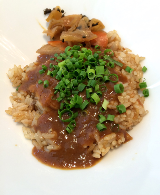 The fried curry rice